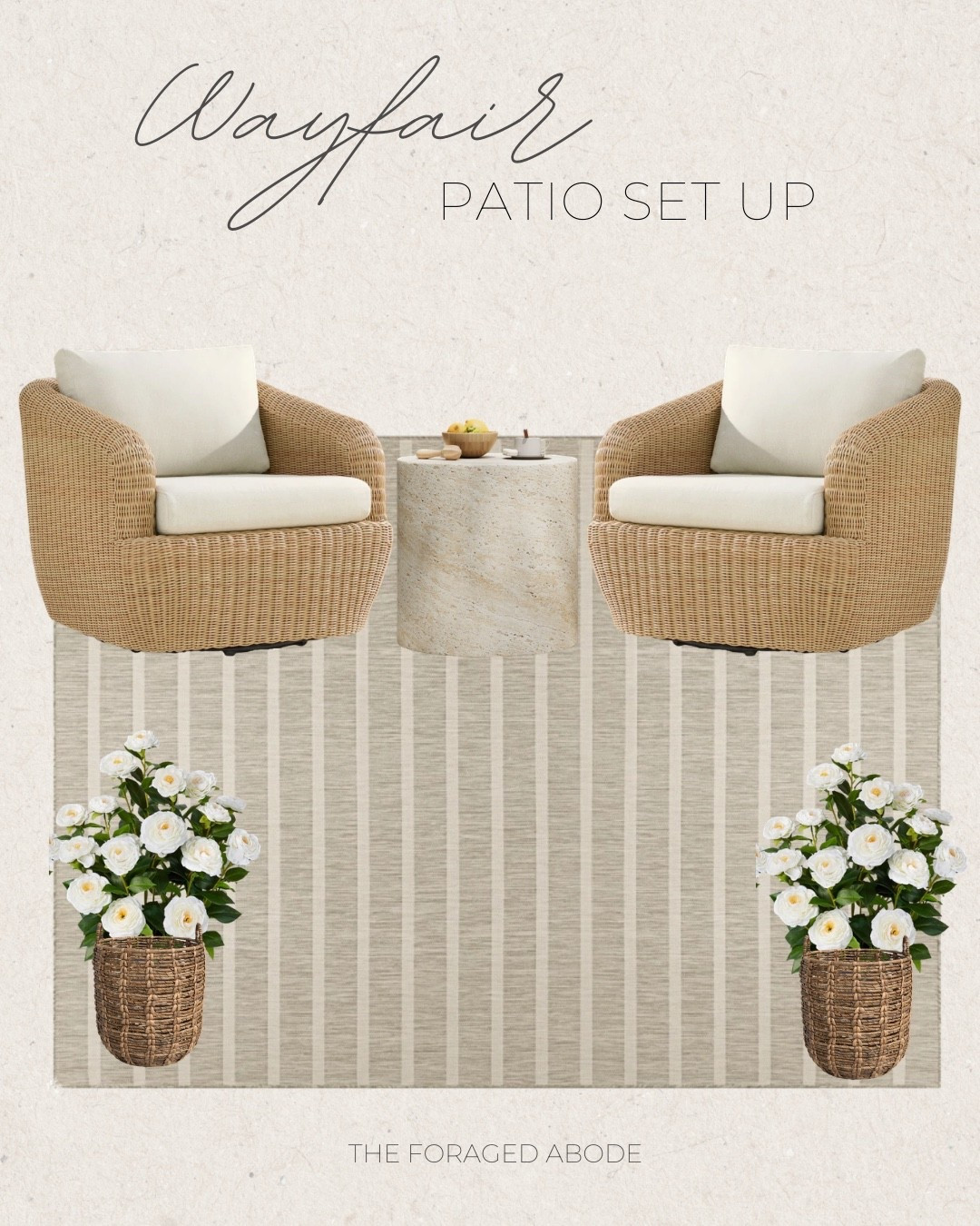 If I could build my perfect outdoor setup, it would look like this 🤍

Soft neutrals, natural textures, and seating that makes you want to spend all day outside. It’s less about decorating and more about creating a space you actually live in.

Wayfair always has the best pieces for turning your patio into your own outdoor escape.

#ad @wayfair #wishyouwerehere #outdoor #Wayfair #WayfairPartner
@Shop.LTK #liketkit  

 #LTKSeasonal #LTKHome