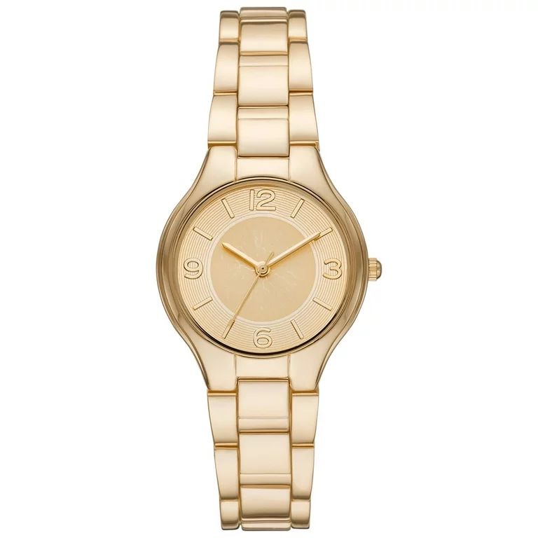 Time and Tru Women's Gold Tone Bracelet Watch | Walmart (US)