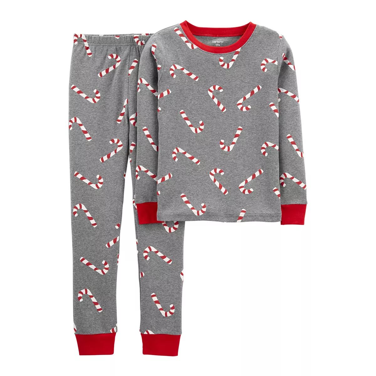 Kids 4-14 Carter's 2-Piece Candy Cane Pajama Set | Kohl's