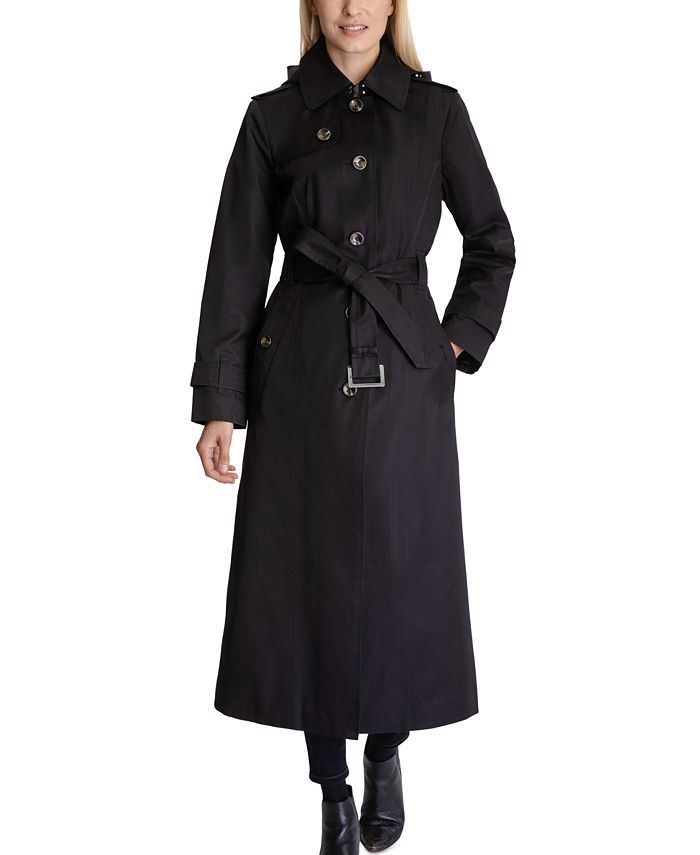London Fog Hooded Maxi Trench Coat & Reviews - Coats & Jackets - Women - Macy's | Macys (US)