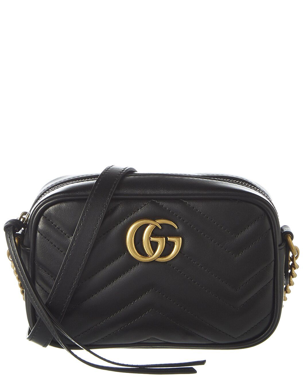 GG Marmont Mini Matelasse Leather Crossbody Camera Bag | Ruelala