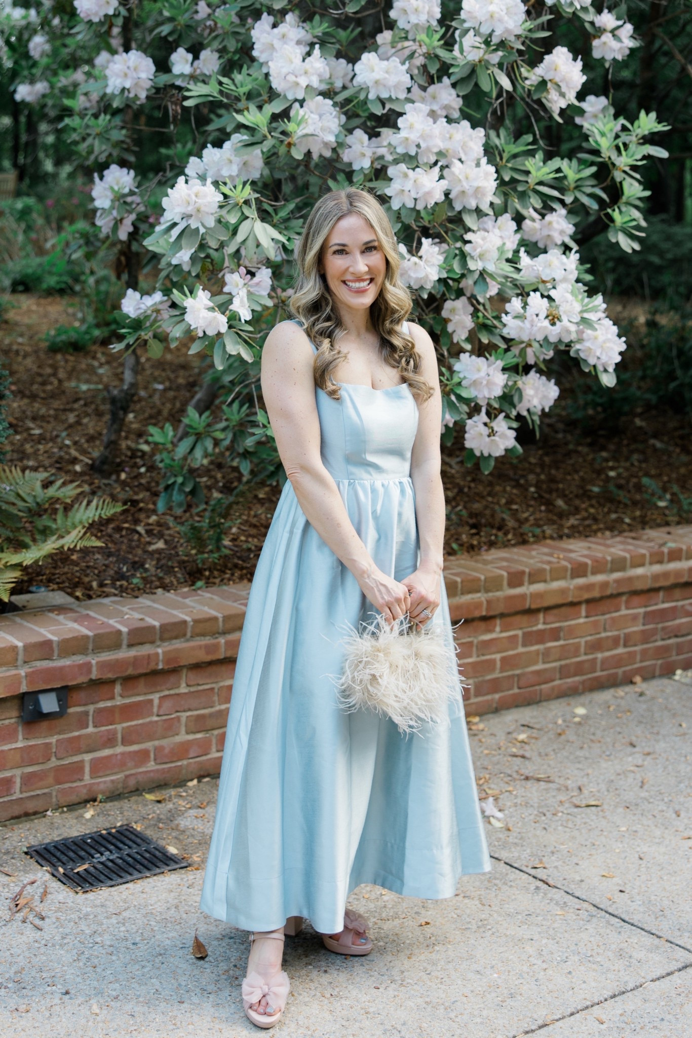 Love this feminine look that is a moment in and of itself. Size small in dress and 6.5 in heels  

#LTKPetite #LTKOver40 #LTKWedding