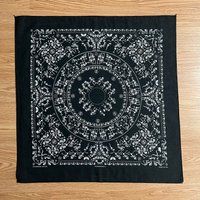 Vintage Black Bandana Made in USA Handkerchief | Etsy (US)