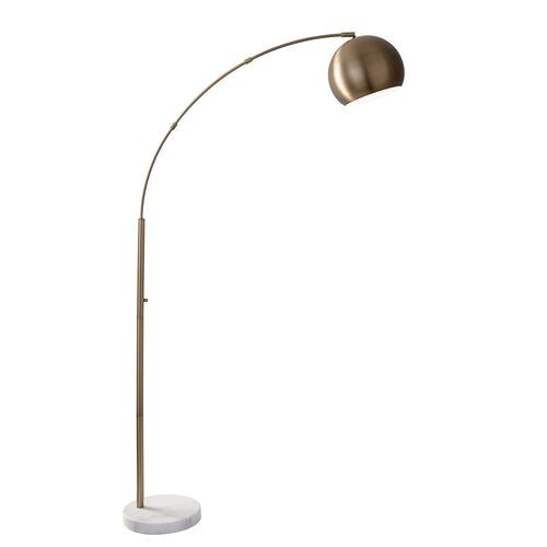 Carla Arc Lamp - Antique Brass - Gold | One Kings Lane