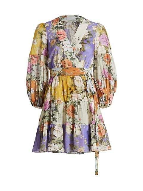 Pattie Wrap Minidress | Saks Fifth Avenue