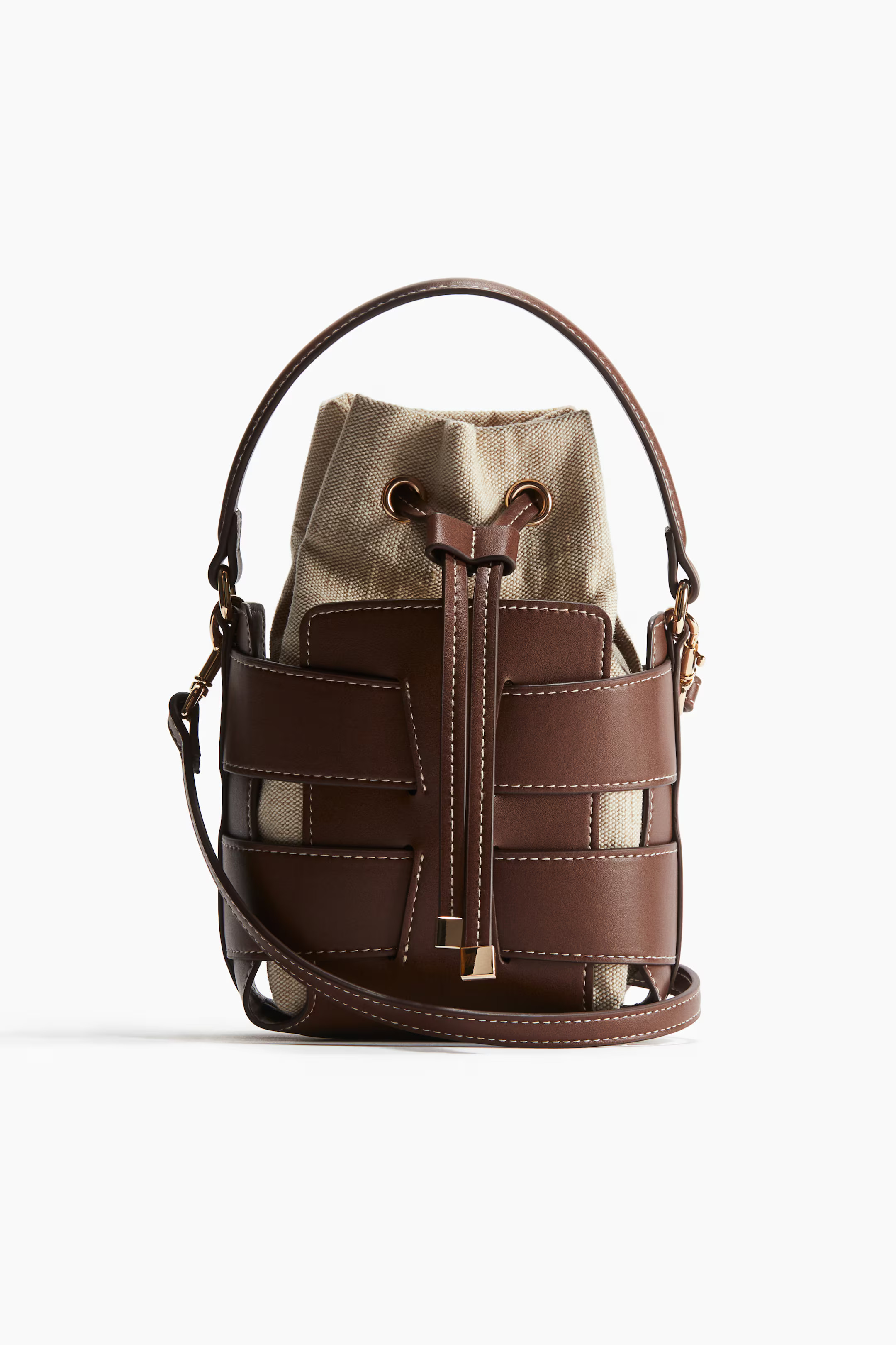 Borsa a secchiello con tracolla - Marrone - DONNA | H&M IT | H&M (FR, IT, ES, PT, BE)