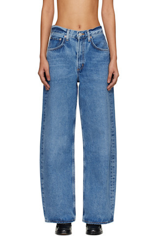 Blue Low Curve Jeans | SSENSE