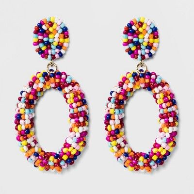 SUGARFIX by BaubleBar Beaded Hoop Earrings | Target