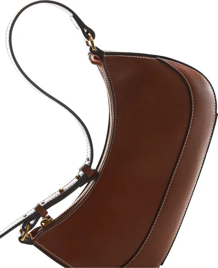Oval Faux Leather Shoulder Bag | Nordstrom