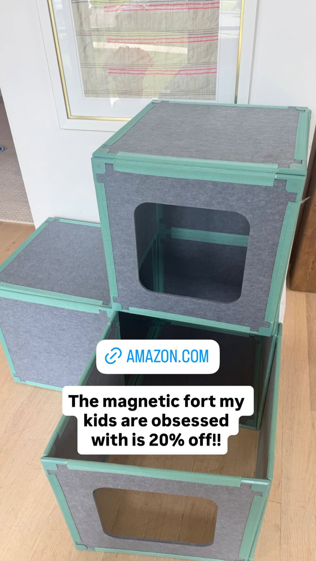 The magnetic fort my kids are obsessed with is 20% off!! 

 #LTKHome #LTKSaleAlert #LTKKids