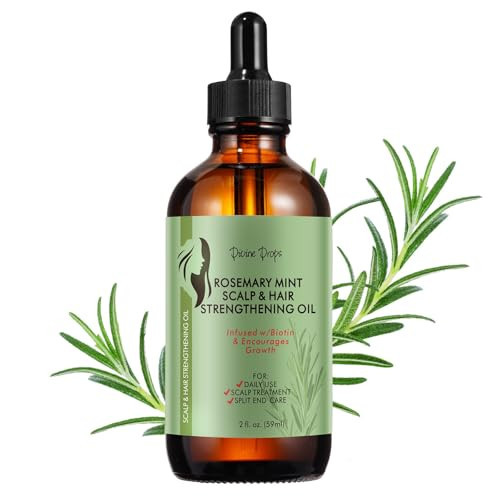 LUXMIEL Rosemary Oil for Hair Growth Organic, 100% Pure Organic Rosemary Mint Scalp & Hair Strengthening Oil for Eyebrow and Eyelash, Nourishes, Improves Blood Circulation 60ml - 2 Oz | Amazon (US)