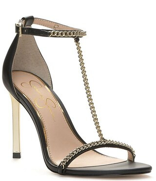 Jessica Simpson Qiven Chain T-Strap Dress Sandals | Dillard's | Dillard's