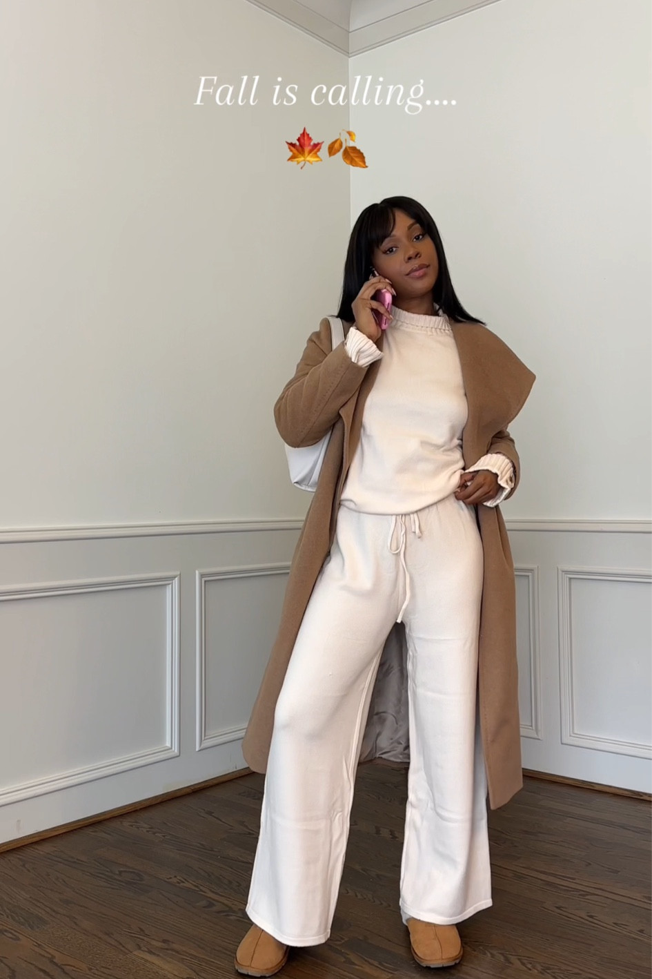 Cozy season outfit inspo! Perfect for sweater weather 🍂🍁❤️ 

Coat is from Aritzia, I linked a similar one below. 

#LTKfindsunder100 #LTKSeasonal #LTKstyletip