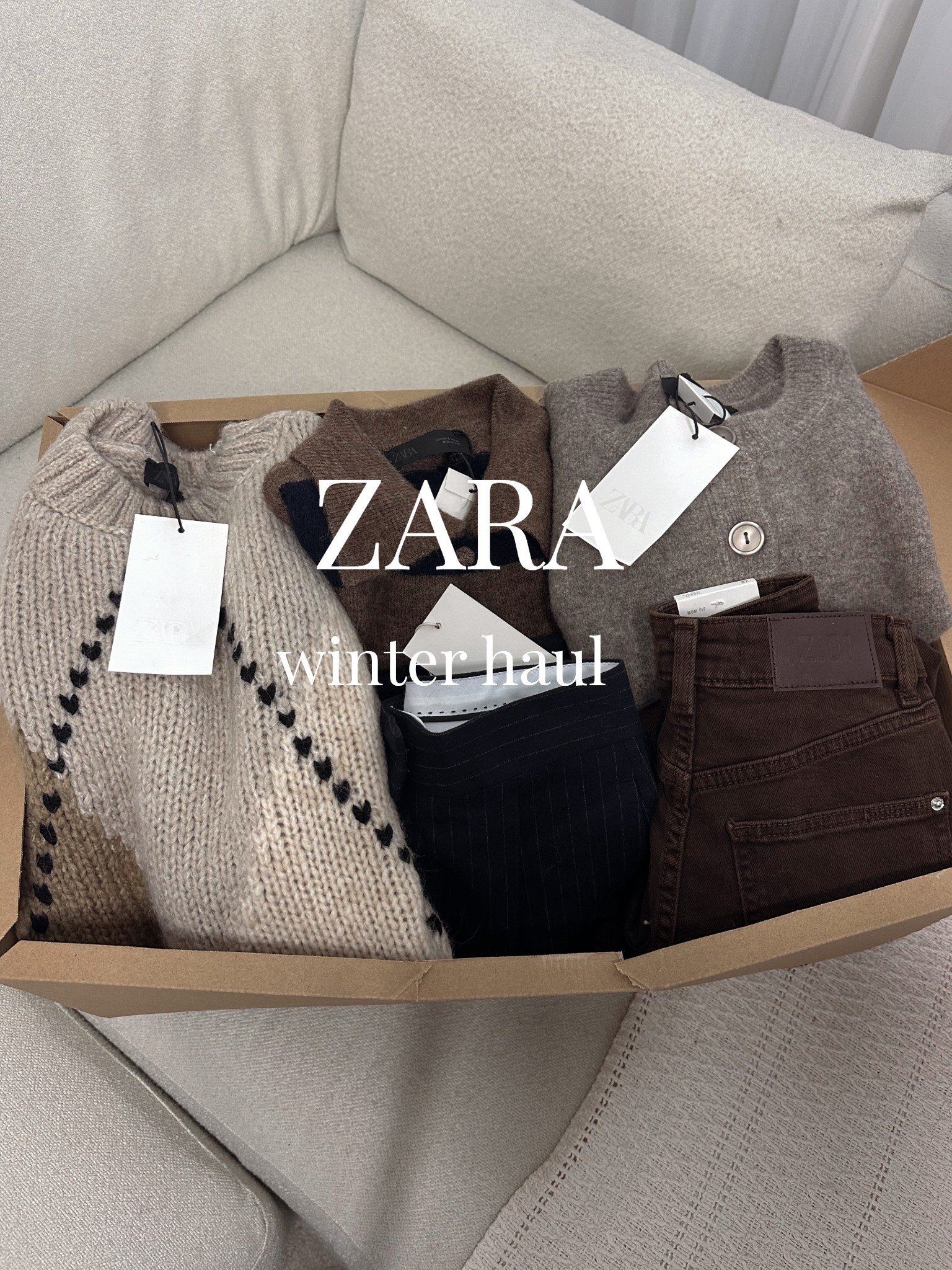 ZARA new in ✨ winter haul. These knits WOW 🤍

#LTKwinter #LTKuk #LTKeurope