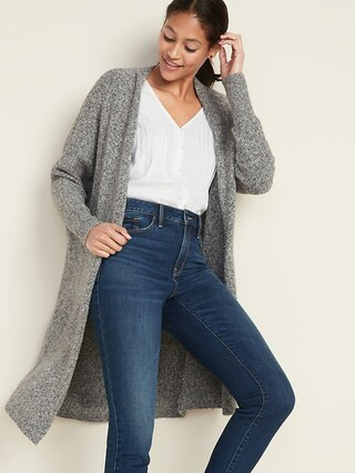 Super-Long Open-Front Sweater for Women | Old Navy (US)