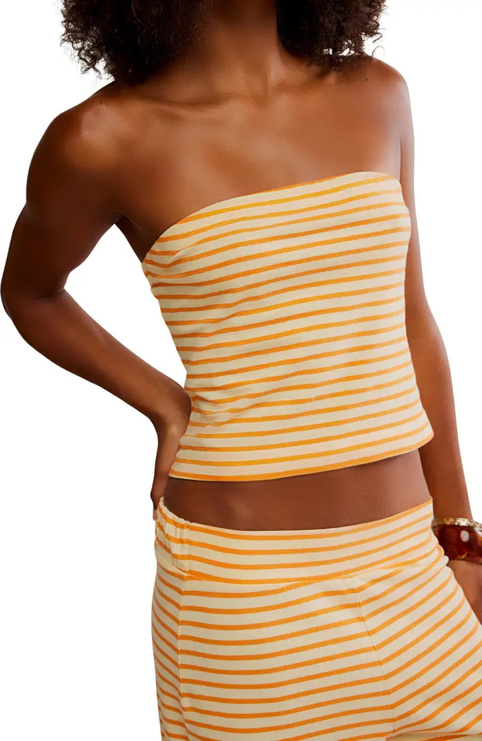 Sailor Tube Top & Wide Leg Pants Set | Nordstrom