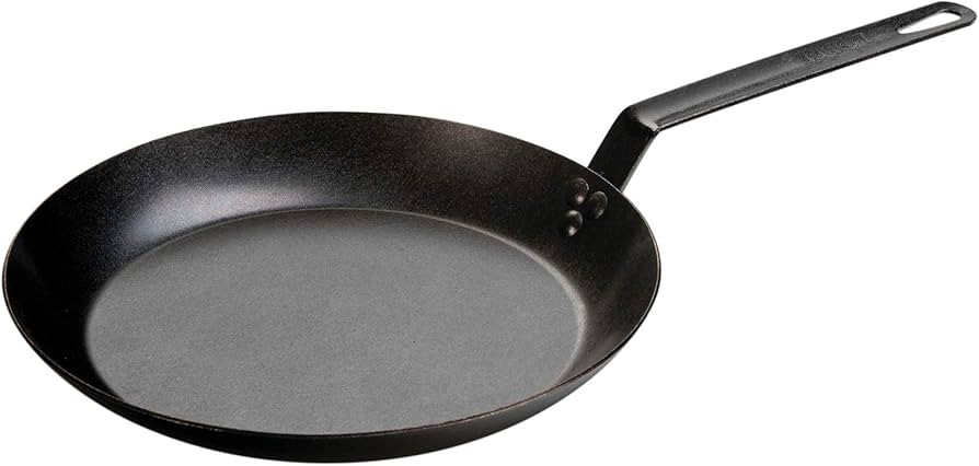 Lodge CRS12 Carbon Steel Skillet, Pre-Seasoned, 12-inch | Amazon (US)