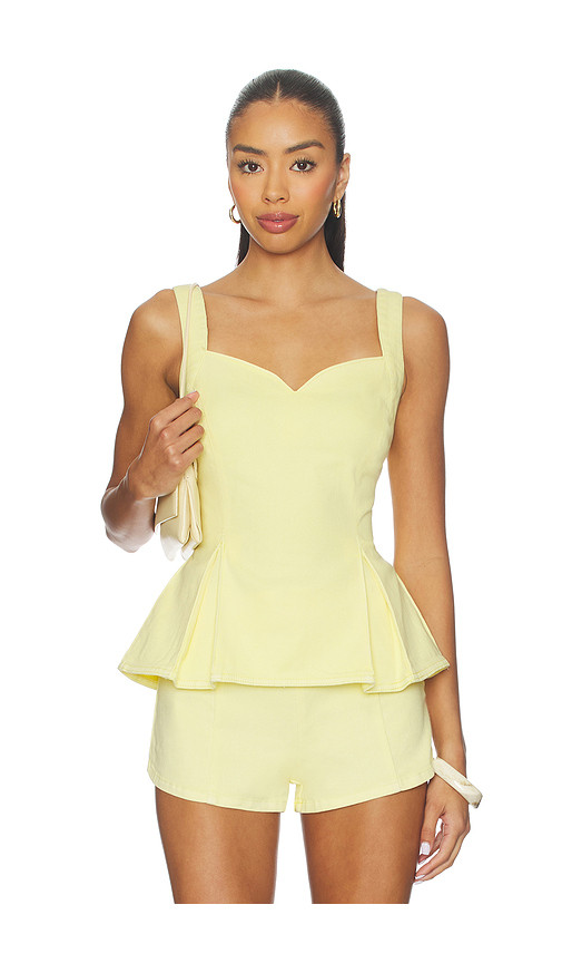 Steve Madden Zenia Top in Golden Haze. Size 8 | Revolve Clothing (Global)