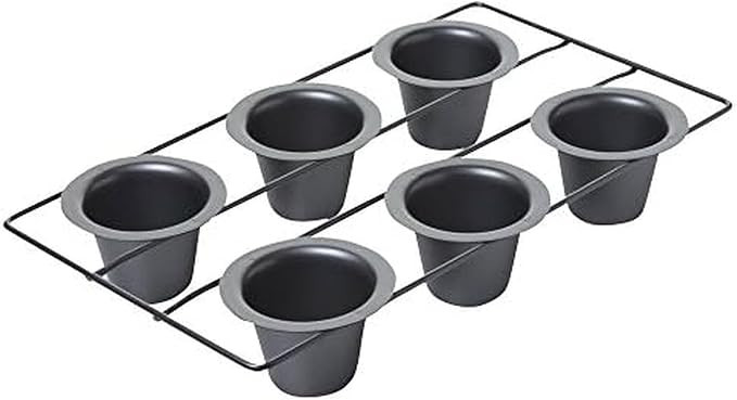 Chicago Metallic 6 Cup Popover Pan | Amazon (US)