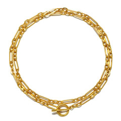 Figaro Convertible Necklace-Gold | Sequin