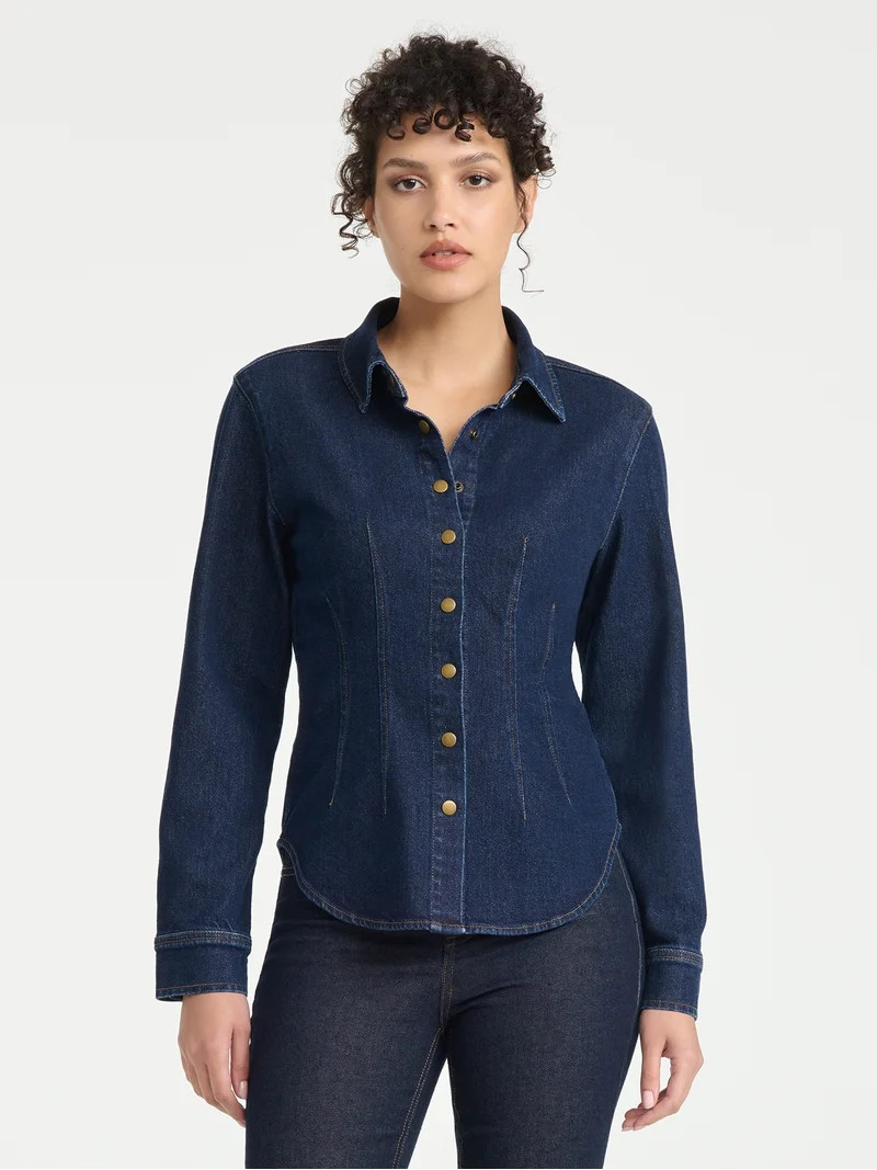 Sofia Vergara Women's Cinched Top, Sizes XS-5X | Walmart (US)