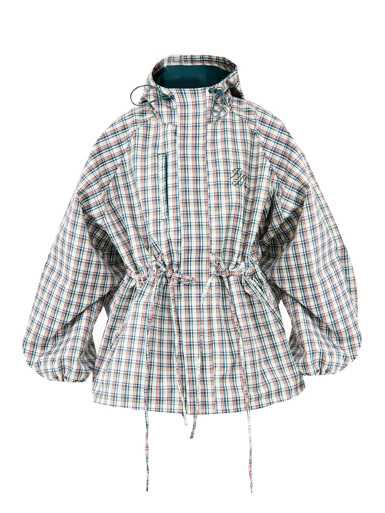 Liu Checked Hooded Waterproof Raincoat | Fenwick UK