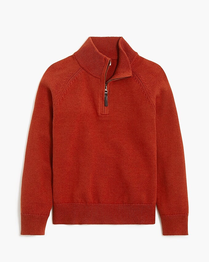 Boys' cotton half-zip pullover sweater | J.Crew Factory