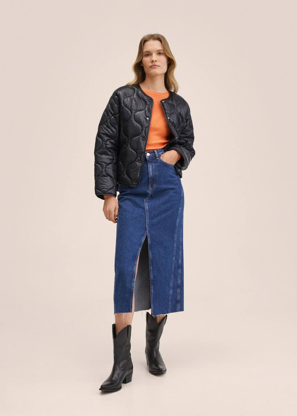 Ultralight button down jacket | MANGO (US)