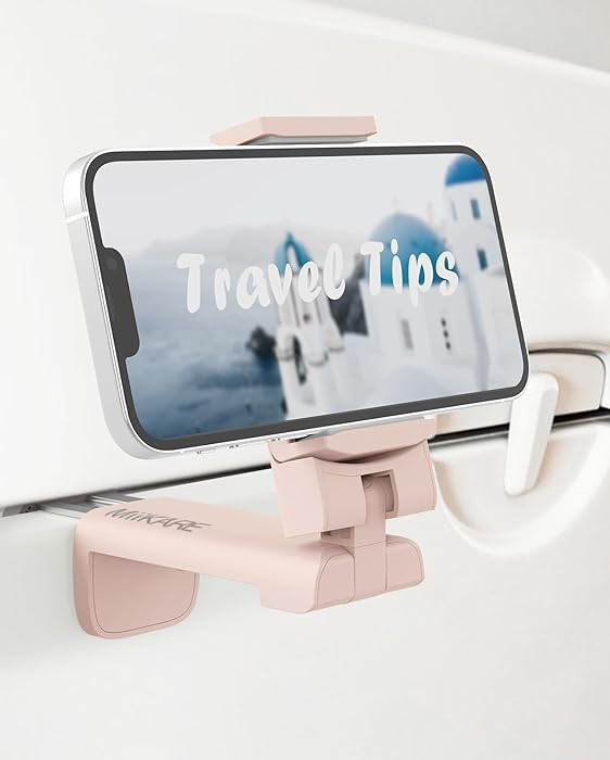 MiiKARE Travel Essentials Airplane Phone Holder, Universal Handsfree Phone Mount for Flying with ... | Amazon (US)