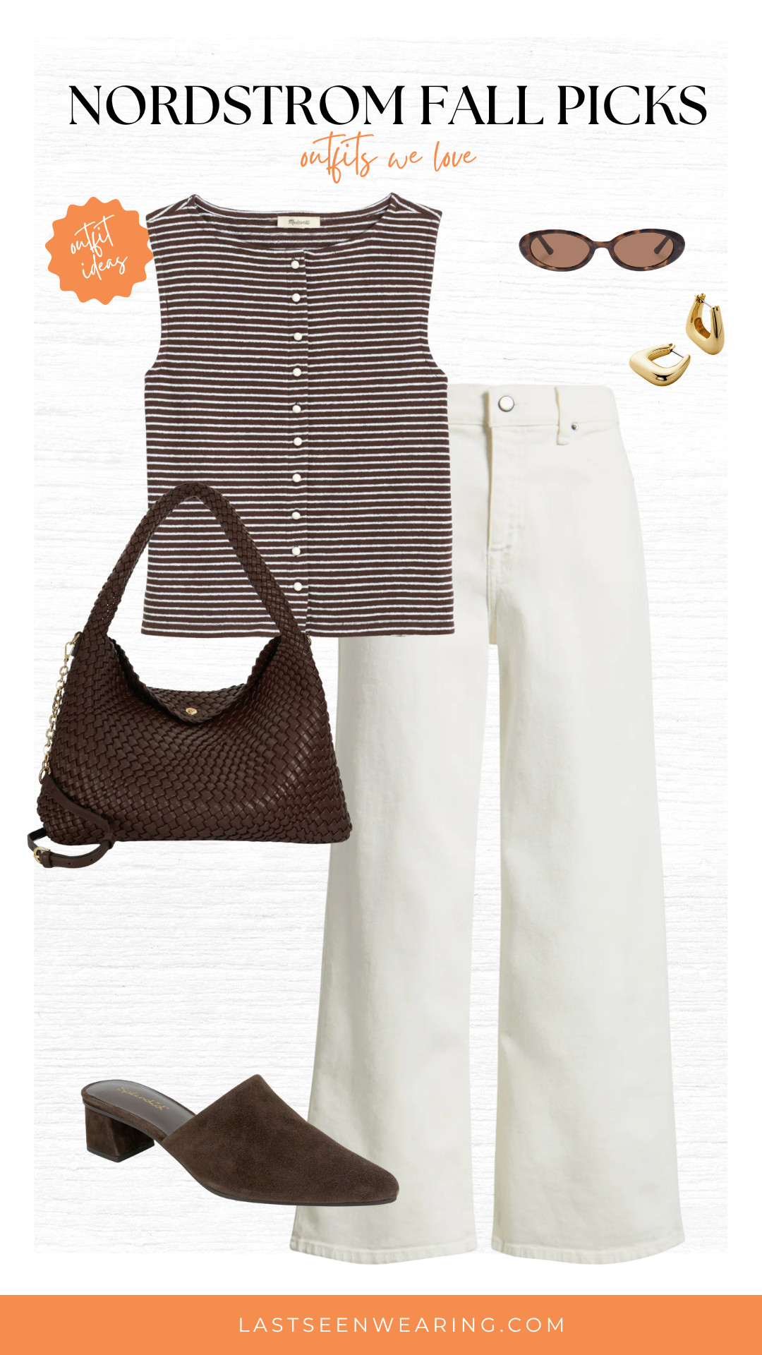 Summer/fall transitional outfit! This striped tank is a must-have!  

 #LTKgrwm #LTKSeasonal #LTKOver40