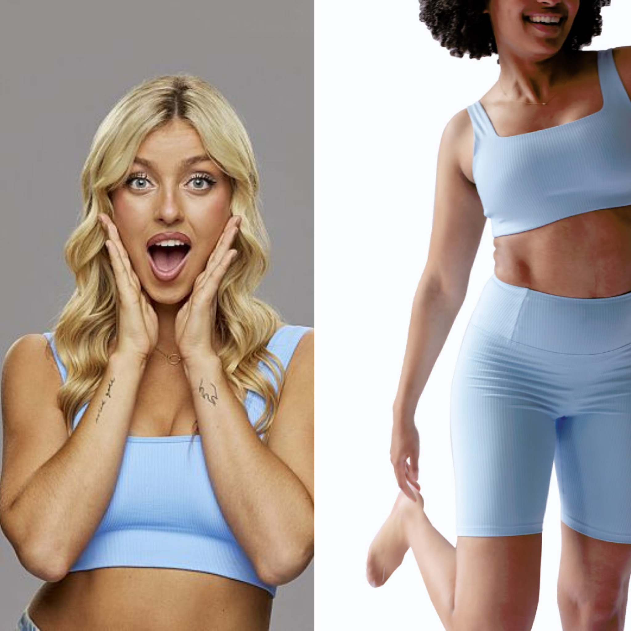 BIG BROTHER 25 CAST PHOTO - REILLY - Blue Sports Bra 🌀