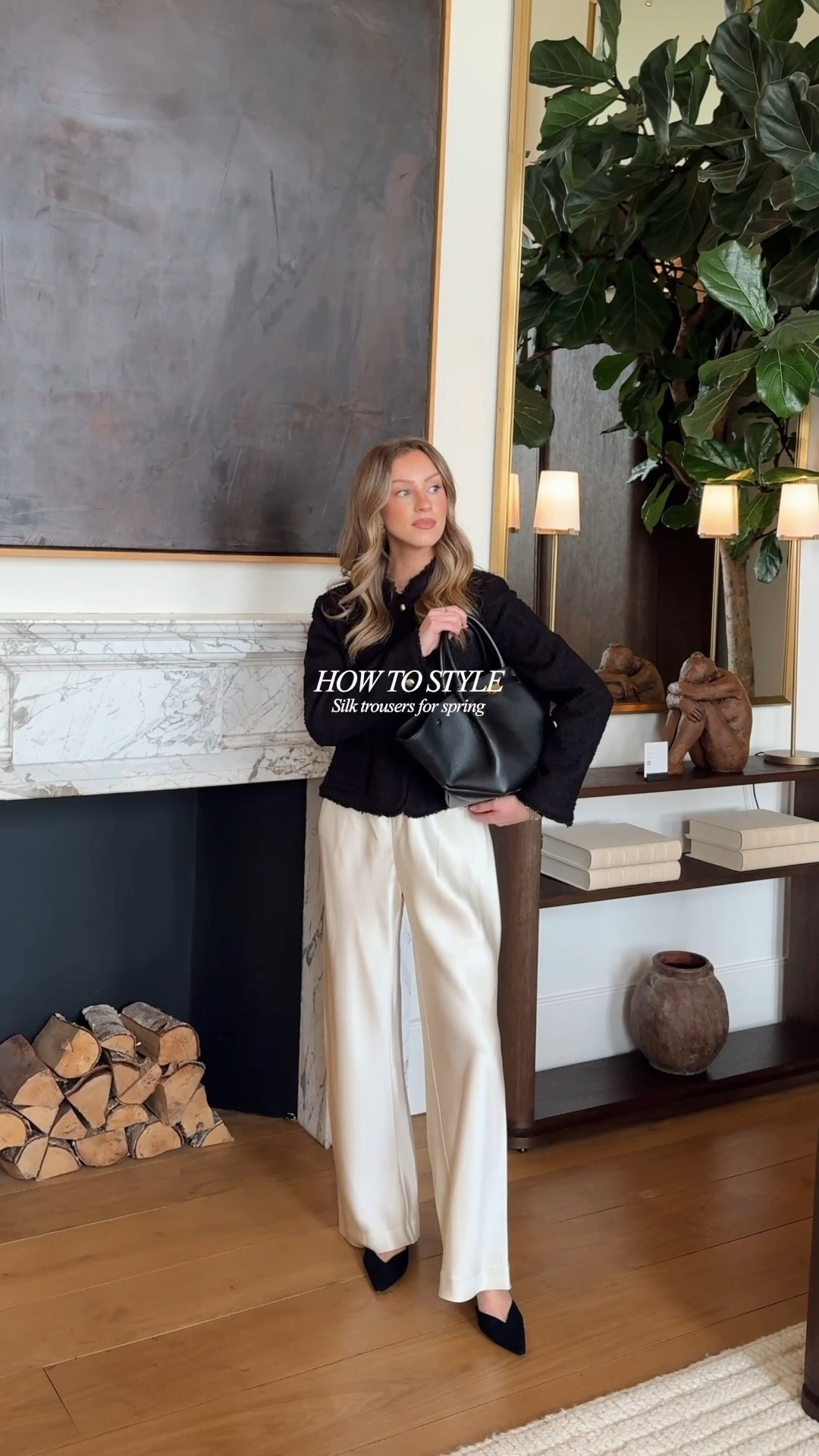 Silk trousers for spring ✨🤍

Spring style, spring outfit, chic, boucle jacket, tweed jacket, DeMellier handbag, workwear, office, night out, city break, date nightt

#LTKAprilSpotlight #LTKspring LTKAroundTheWorld