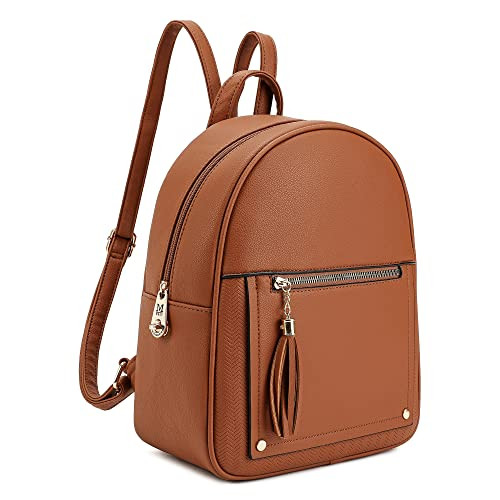 Medium Backpack Purse for Women Anti Theft Backpack with Secured Zipper & Tassel | Amazon (US)