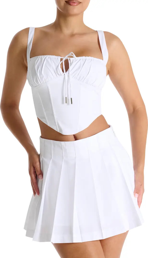 Pleated A-Line Miniskirt | Nordstrom