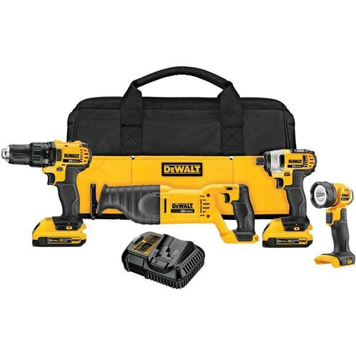 Details about   DEWALT 20V MAX Li-Ion 4-Tool Combo Kit DCK420D2 Certified Refurbished | eBay US