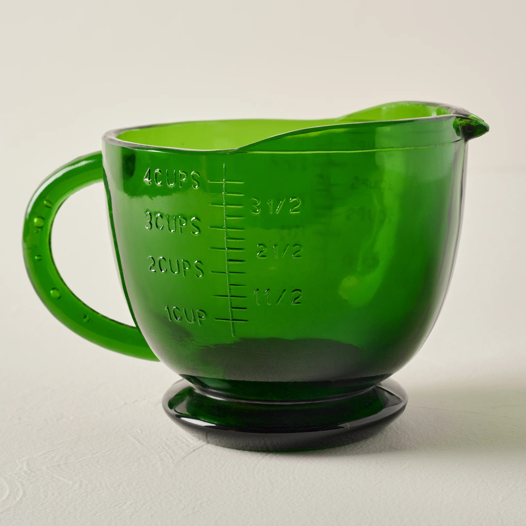 Green Glass 4 Cup Measuring Cup | Magnolia