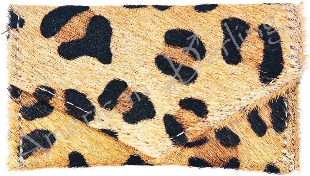 Coin Purse Bag Handcrafted from Hair-On Cowhide and Genuine Leather with Snap Closure and Compact... | Amazon (US)