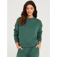 Lucy Mecklenburgh Softstreme Crew Neck Top - Green | Very (UK)