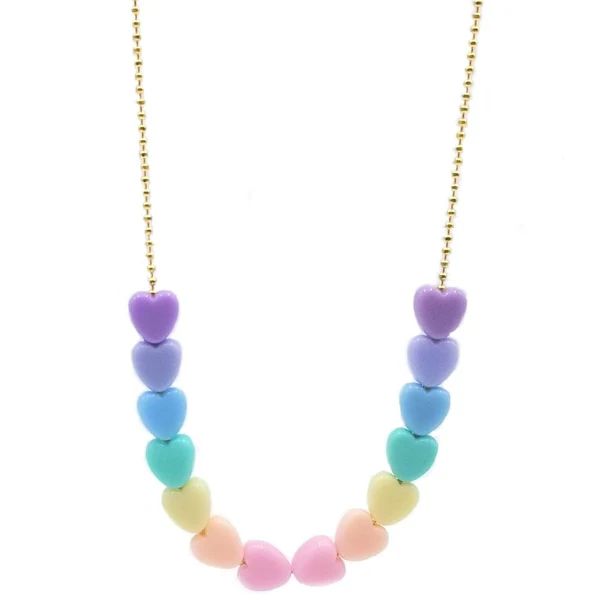 Pastel Heart Necklace | JoJo Mommy