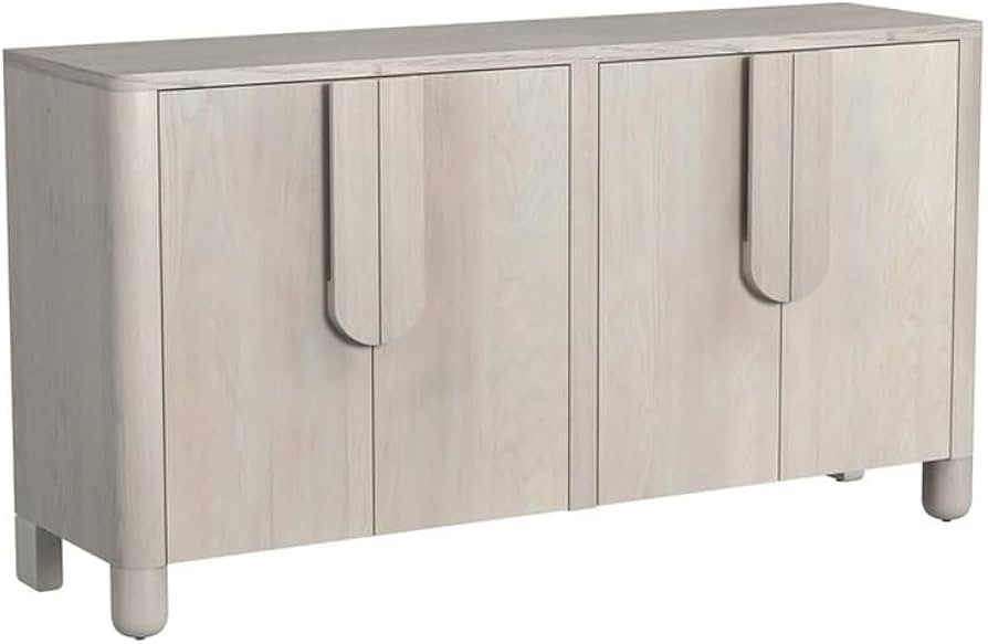 Bassett Mirror Company Karina Server in Natural Blonde Oak Wood | Amazon (US)