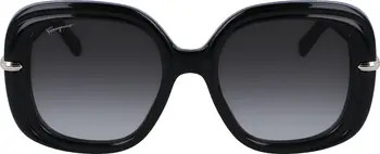 54mm Gradient Rectangular Sunglasses | Nordstrom