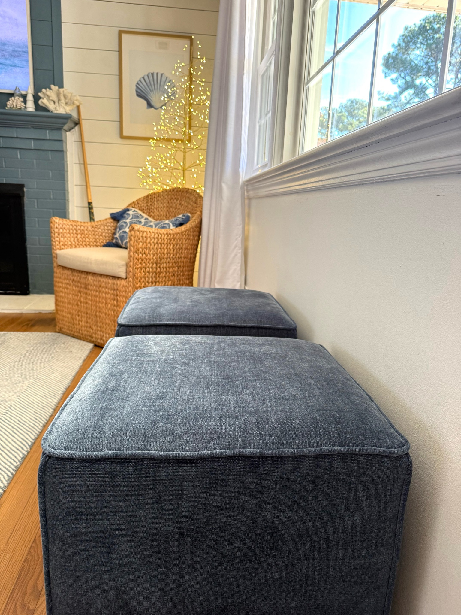Target ottomans
Coastal living room 

#LTKHome