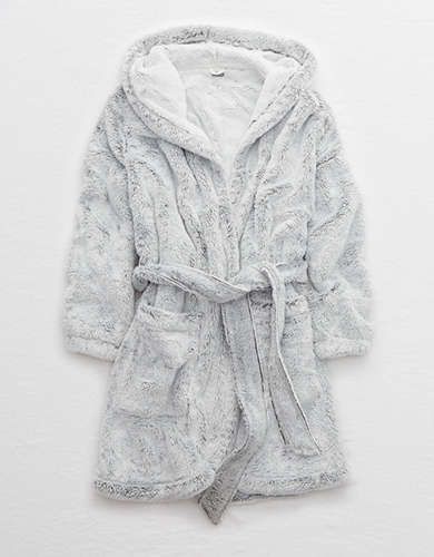 Aerie Fuzzy Sherpa Robe | American Eagle Outfitters (US & CA)