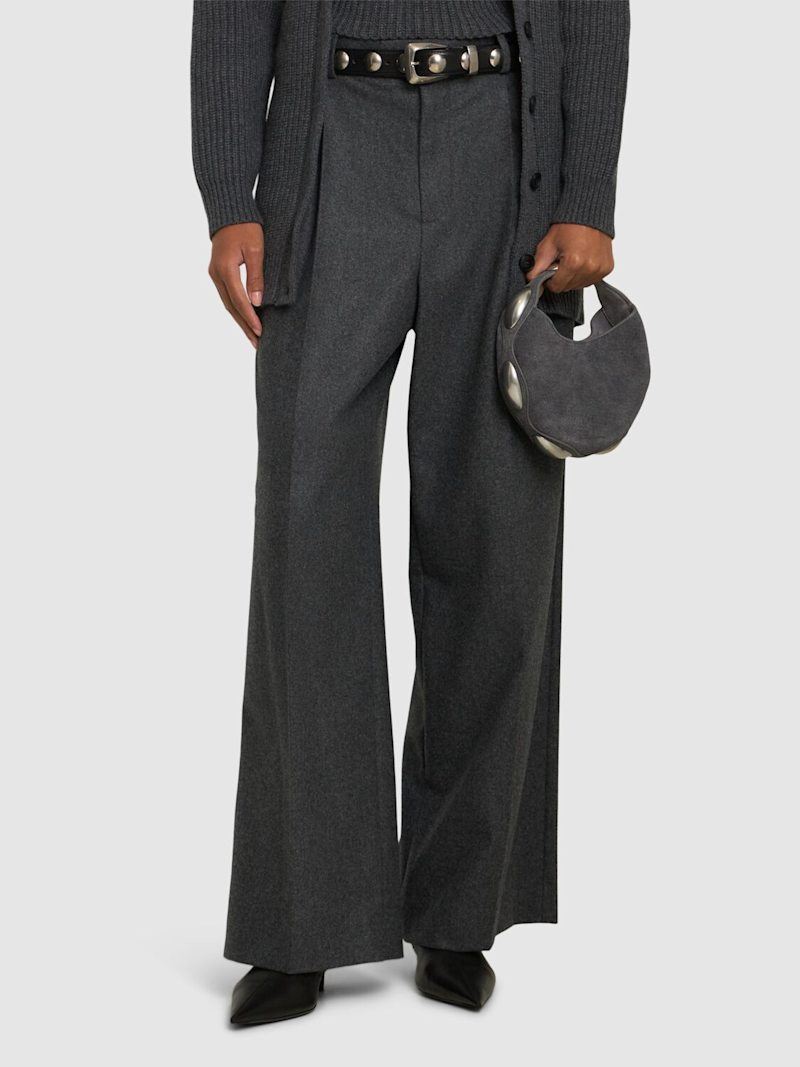 Dome Circular denim printed leather bag | Luisaviaroma