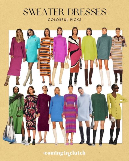 Colorful Sweater Dresses ✨

Sweater dresses, thanksgiving outfit, thanksgiving dress, fall dress, holiday dress, fall outfit ideas, thanksgiving outfit ideas, fall ootd, fall outfits, striped dress, pink dress, green dress, blue dress

#LTKHoliday #LTKstyletip #LTKSeasonal