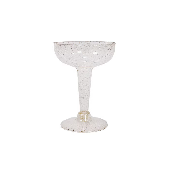 20ct Coupe Champagne Gold Glitter - Spritz™ | Target