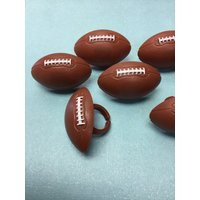 3-D Football Toppers/Cupcakes Birthday Super Bowl Party Favor Rings | Etsy (US)