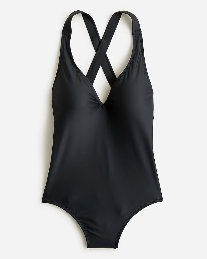 High-support cross-back one-piece | J.Crew US