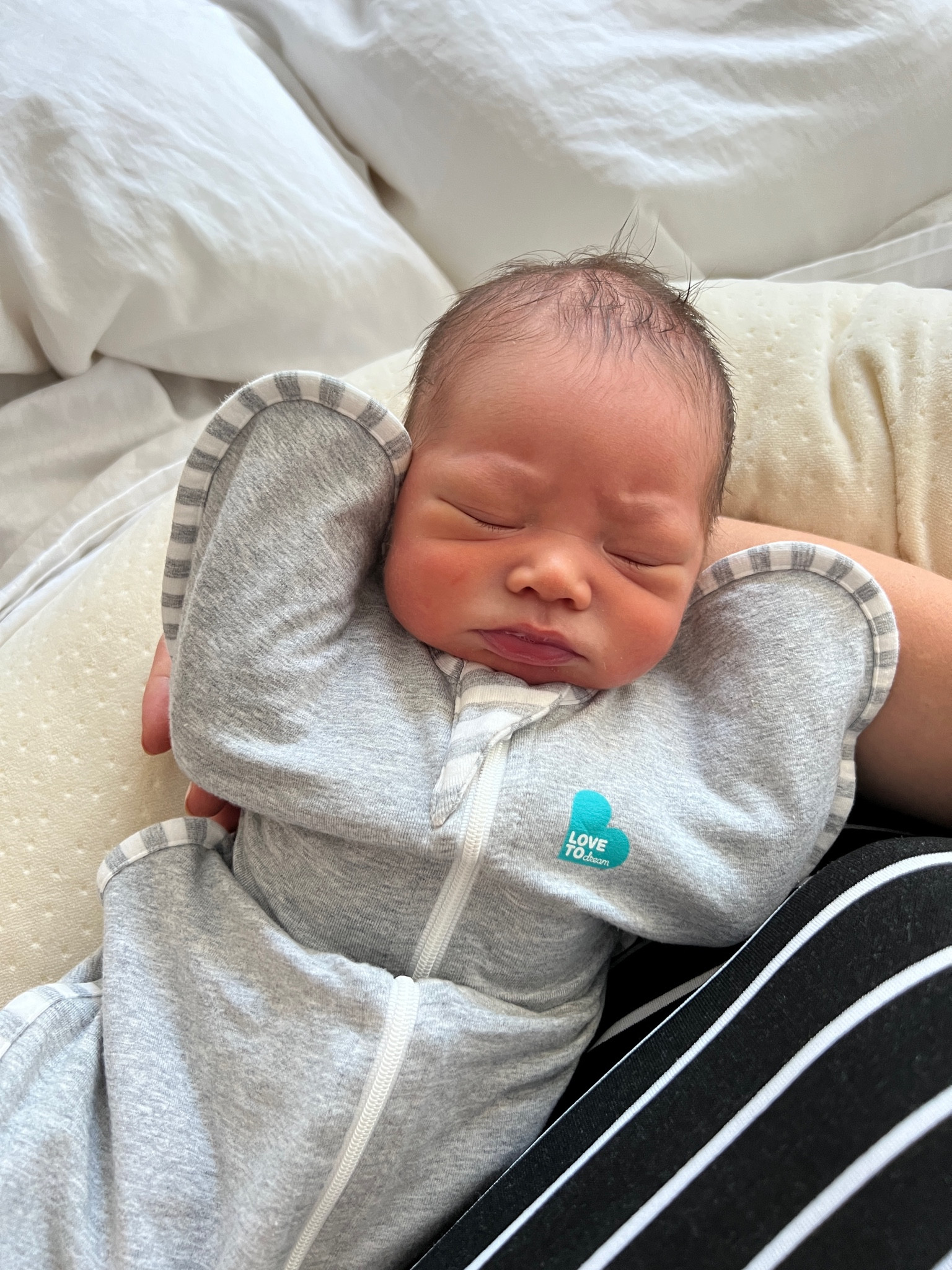 If you have a baby that hates being swaddled or likes to sleep with his arms up, try this swaddle. It was the only one Theo would sleep in! 

#LTKfamily #LTKbaby