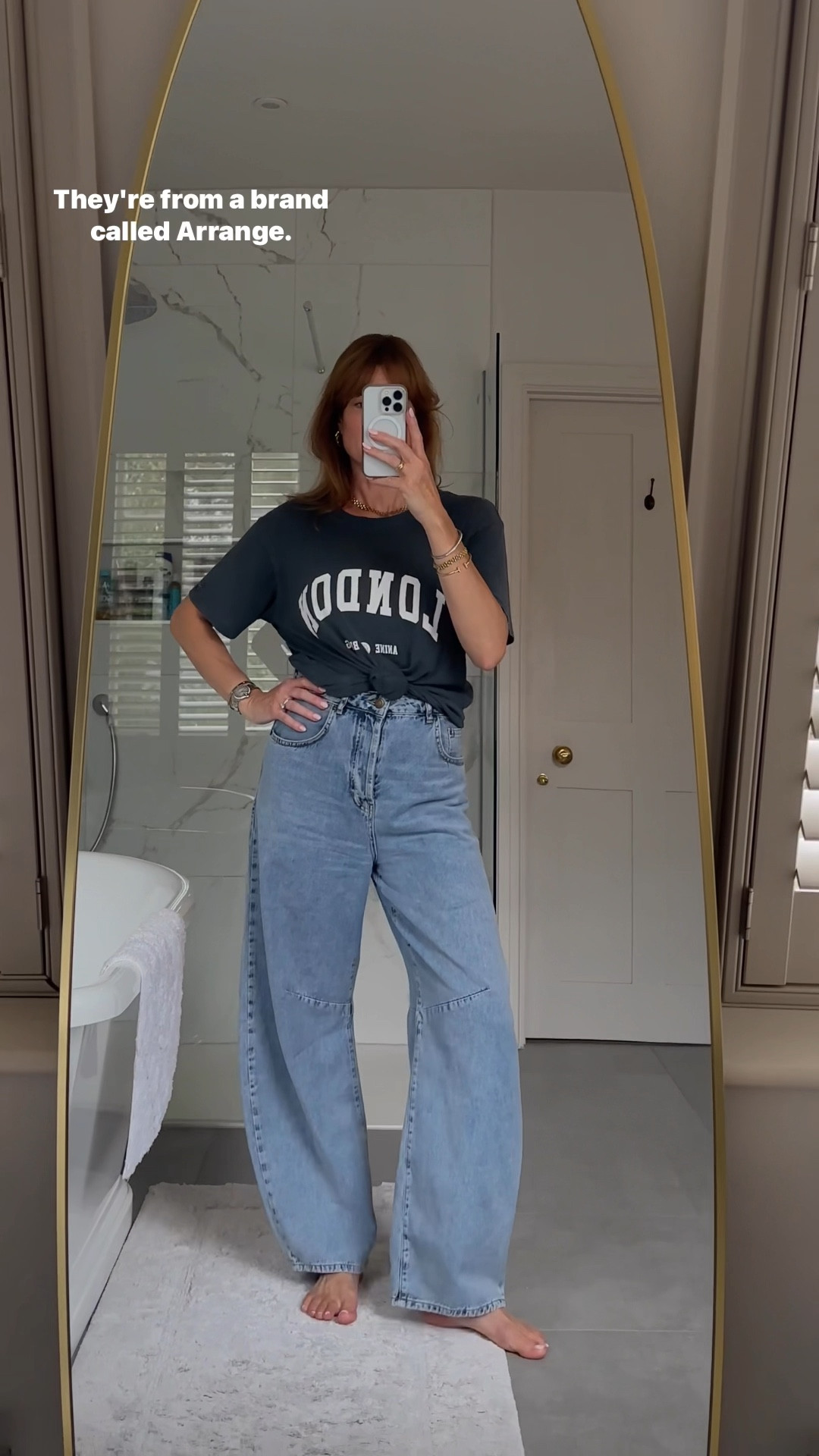 Barrel style jeans from ASOS - wearing size UK10

#LTKuk #LTKstyletip